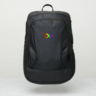 Autism Autist Aspie Infinity Rainbow Symbol ND ASD Port Authority® Backpack