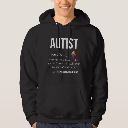 Autism Autistic Asperger Syndrom Aspie Puzzle Auti Hoodie