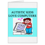 autism autistic kids love computers (Front)