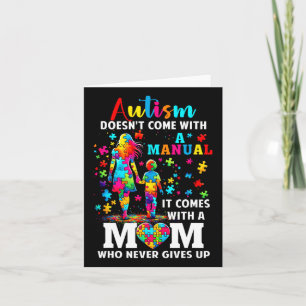 Autism Awareness 2025 Doesn't Come With A Manual A Card