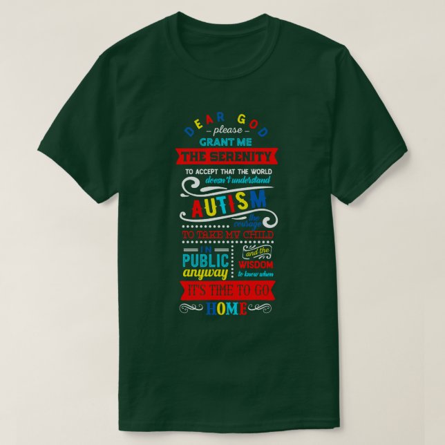 Autism awareness (5) T-Shirt (Design Front)