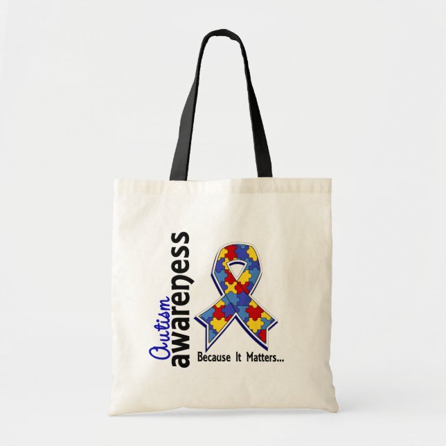 Autism Awareness 5 Tote Bag (Front)