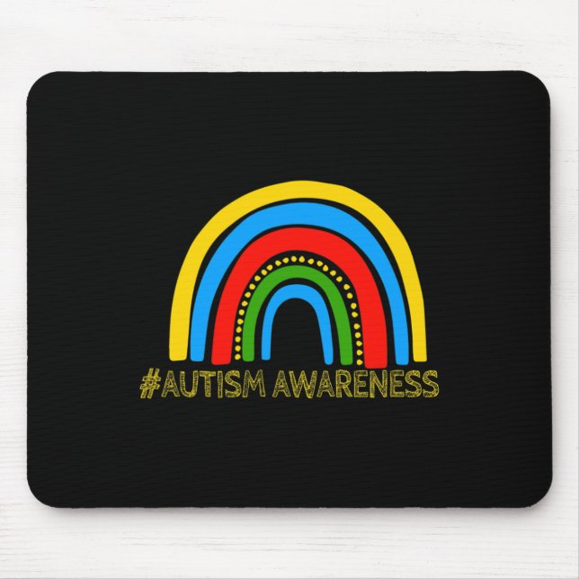 Autism Awareness Abilities Outweigh Disabilities 6 Mouse Pad (Front)