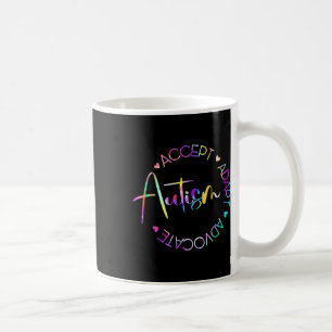 Autism Awareness Accept Adapt Advocate Autism Mom Coffee Mug