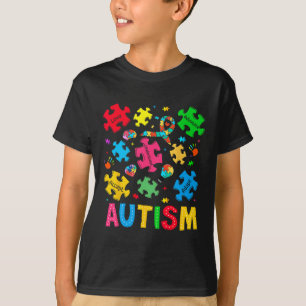 Autism Awareness Accept Adapt Advocate Autism Mom T-Shirt