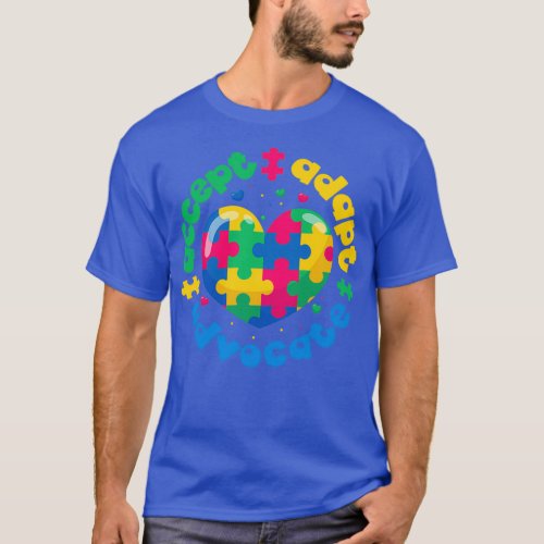 Autism Awareness Accept Adapt Advocate T_Shirt