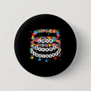 Autism Awareness Accept Love Understand Bracelet G Button