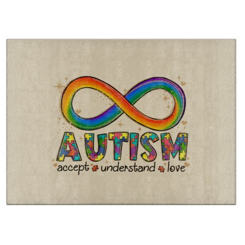 Autism Awareness Accept Love Understand Cutting Board