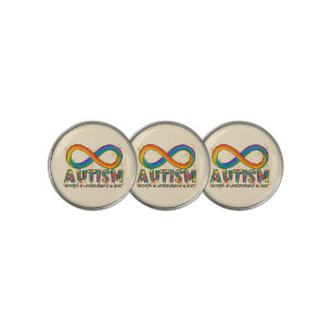 Autism Awareness Accept, Love, Understand Golf Ball Marker
