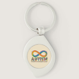 Autism Awareness Accept, Love, Understand Keychain
