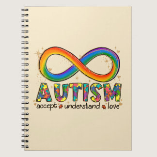 Autism Awareness Accept, Love, Understand Notebook