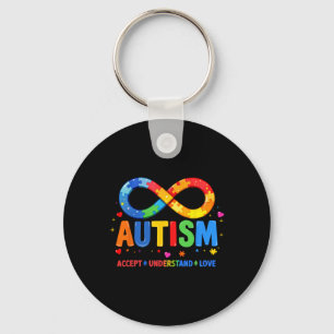 Autism Awareness Accept Understand Love Asd Suppor Keychain