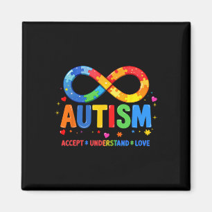 Autism Awareness Accept Understand Love Asd Suppor Magnet