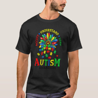 Autism Awareness  Accept Understand Love Autism Mo T-Shirt