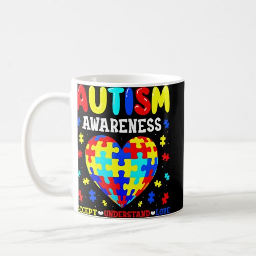 Autism Awareness Accept Understand Love Autism Puz Coffee Mug