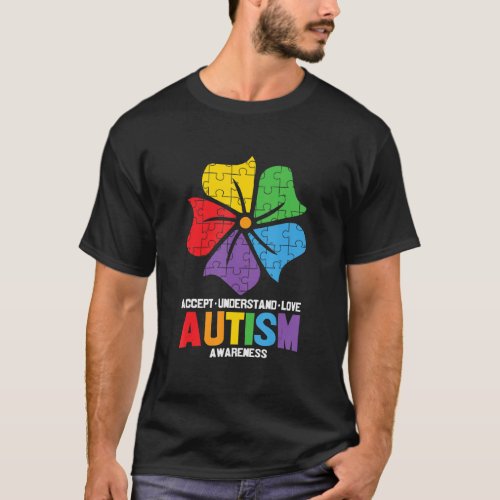 Autism Awareness Accept Understand Love Support  T_Shirt