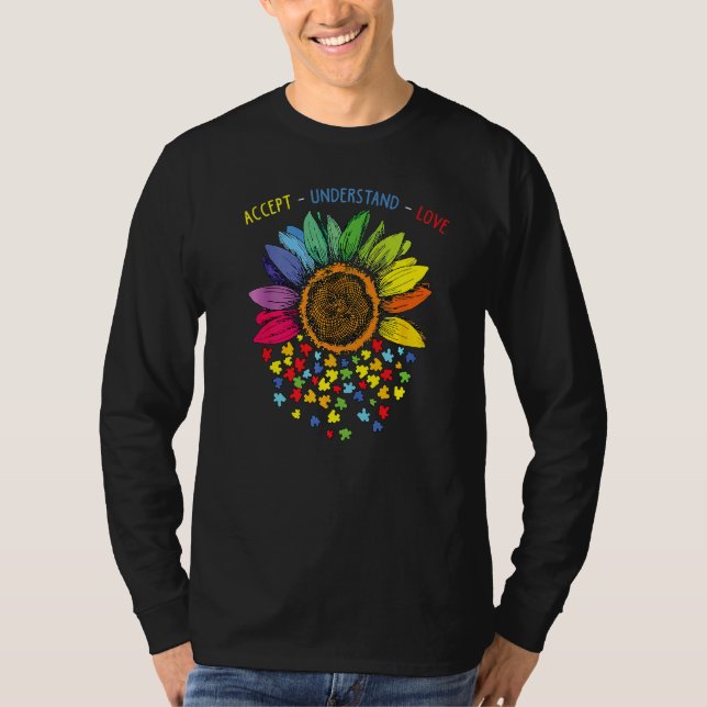 Autism Awareness Accept Understand Love T-Shirt (Front)