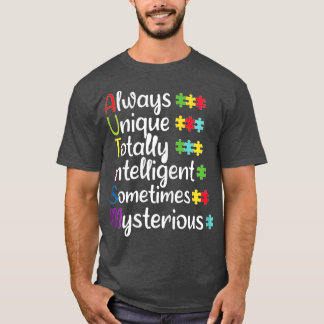 Autism Awareness Acceptance be Kind Its Ok To Be D T-Shirt