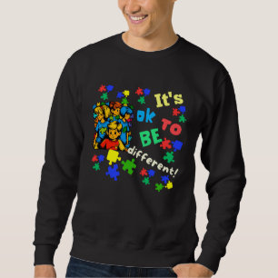 Autism Awareness Acceptance Children Ok To Be Diff Sweatshirt