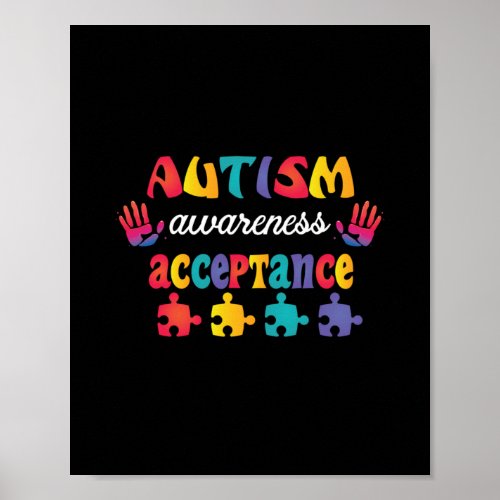 Autism Awareness Acceptance Poster