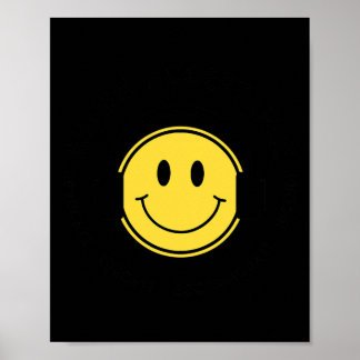Autism Awareness Acceptance  Retro Happy Face Kid  Poster