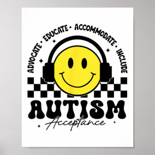 Autism Awareness Acceptance Special Education Teac Poster