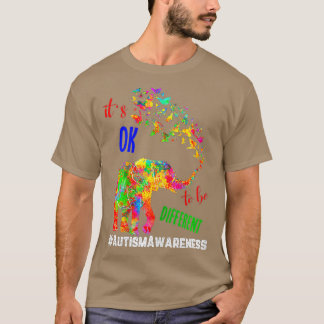 Autism Awareness Acceptance Women Kid Its Ok To Be T-Shirt