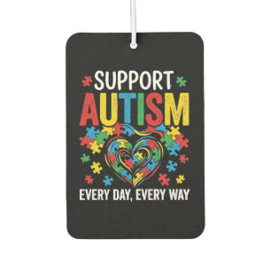Autism awareness air freshener
