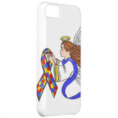 Autism Awareness Angel Case-Mate iPhone Case (Back/Right)