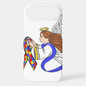 Autism Awareness Angel Case-Mate iPhone Case (Back)