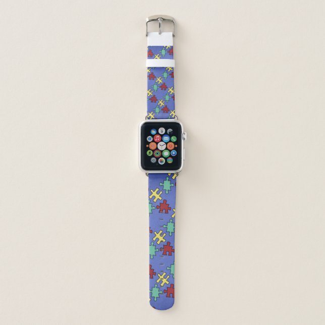 Autism Awareness- Apple Watch Band, 38mm Band (Front)