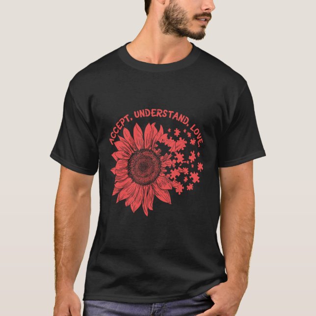 Autism Awareness Asd Acceptance Understanding And  T-Shirt (Front)