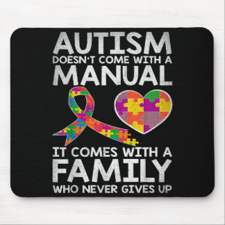 Autism awareness autism doesn't come with a manual mouse pad