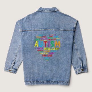 Autism Awareness  Autism Hear Autism  Denim Jacket