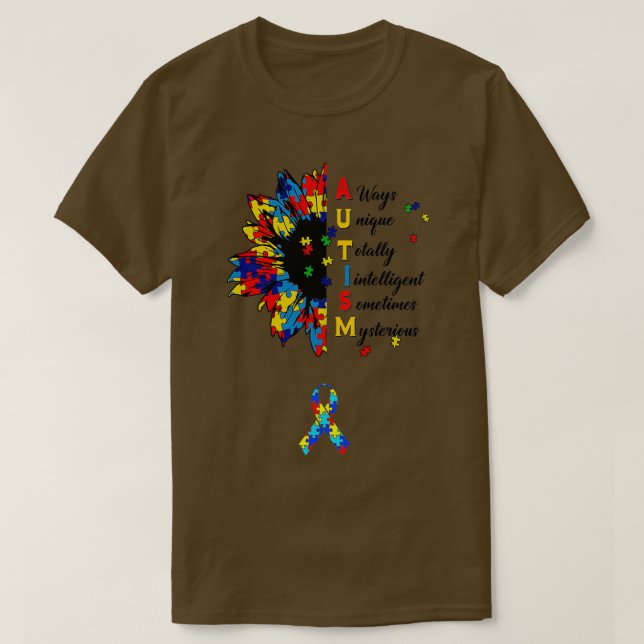 Autism Awareness autism s T-Shirt (Design Front)