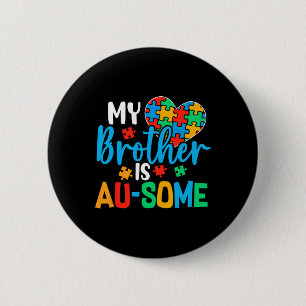Autism Awareness Autism Squad Support Awesome Boys Button
