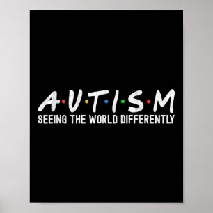 Autism Awareness Autism Squad Support Women Men, B Poster
