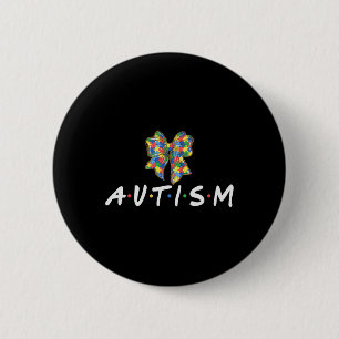 Autism Awareness Autism Squad Support Women Men Button