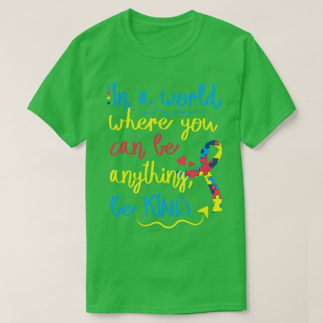 Autism Awareness Autism Support Men Women T-Shirt (Design Front)