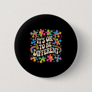 Autism awareness autistic button