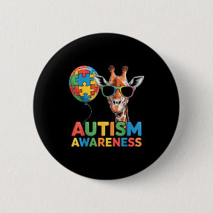Autism awareness autistic button