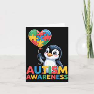 Autism awareness autistic card