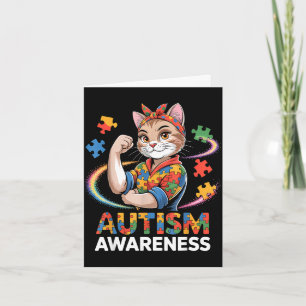 Autism awareness autistic card