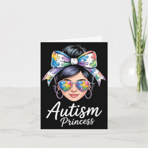 Autism awareness autistic card