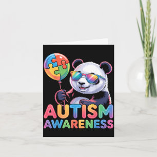 Autism awareness autistic  card