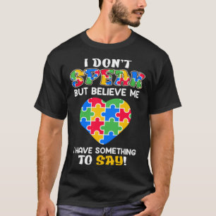 Autism awareness autistic child Nonverbal 2 T-Shirt