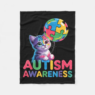 Autism awareness autistic  fleece blanket