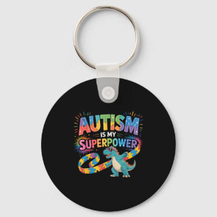 Autism awareness autistic keychain