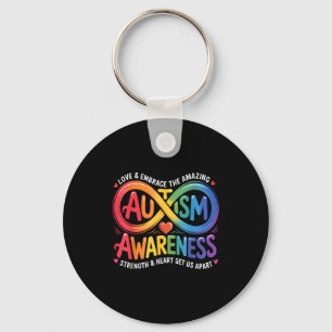 Autism awareness autistic keychain