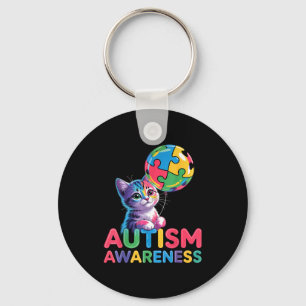 Autism awareness autistic keychain